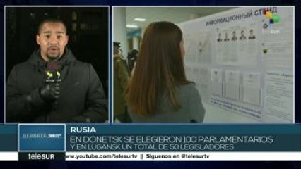 Líderes interinos de Donetsk y Lugansk ganan las elecciones