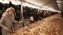Buenos nachos! More than 2,000 kilos of nachos break unofficial record for the world’s largest plate