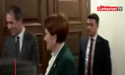Kılıçdaroğlu-Akşener görüşmesinden ilk görüntüler