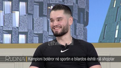 Rudina - Kampioni boteror ne sportin e bilardos eshte nje shqiptar! (13 nentor 2018)