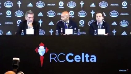 Cardoso confunde al Deportivo con el Celta en su presentación como técnico vigués
