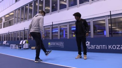 Masters - Le concours de jonglage entre Thiem et Willian