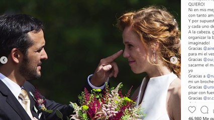 María Castro y su marido celebran 5 años de relación