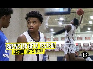 Jalen Lecque and Brewster Academy Face Toughest Test! Lecque Lifts Off on Home Court!