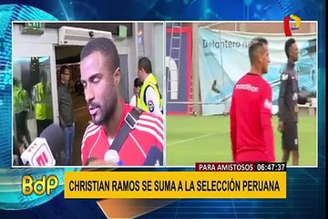 André Carrillo y Christian Ramos llegaron a Lima para amistosos con la selección