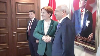 Kılıçdaroğlu ile Akşener görüşmesi başladı