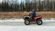 Boy Learns the Art of Mushing
