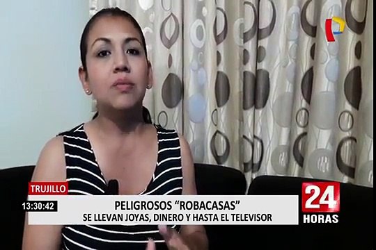 Delincuentes roban dentro de vivienda en Trujillo