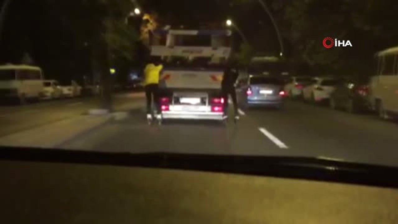 Patenli Gençlerin Tehlikeli Yolculuğu Kamerada