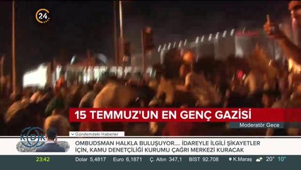 15 Temmuz'un en genç gazisi son ameliyatını oldu