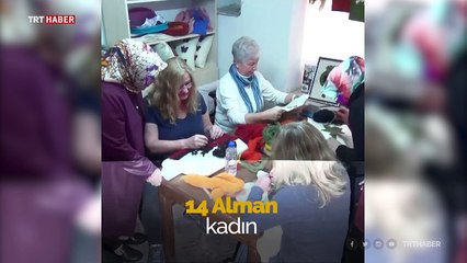 Alman kadınlar Türk geleneksel el sanatlarını öğreniyor