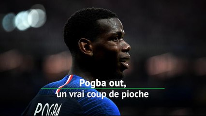 Bleus - Pogba out, un vrai coup de pioche