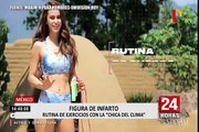 México: la Chica del Tiempo revela su rutina de ejercicios para mantenerse en forma