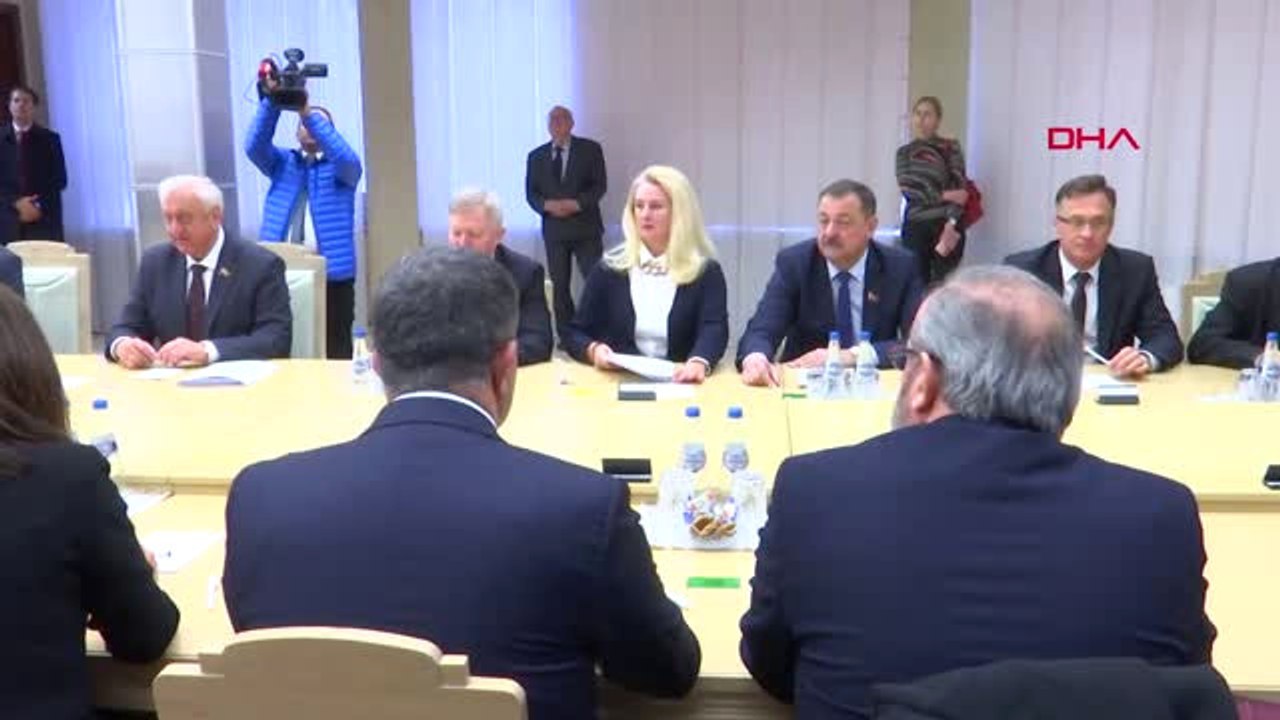 TBMM Başkanı Yıldırım Belarus'ta Ortak Bildiriye İmza Attı