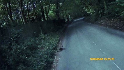 MotorCyclist on road no licence plates so no tax or insurance