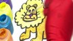 Learn Colors Lion Glitter coloring and drawing for Kids, Toddlers Toy Art with Nursery Rhymes