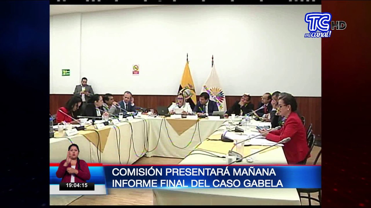 Comisión presentará informe final del caso Gabela