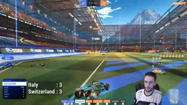 Beautiful upside-down double touch dunk by Continuum