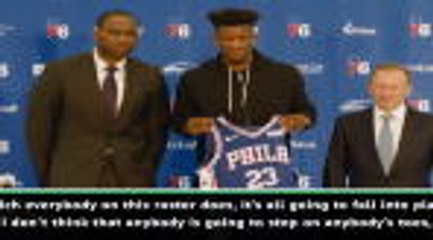 Tải video: 'It sounds really good' - Butler on forming big three with Simmons and Embiid at 76ers