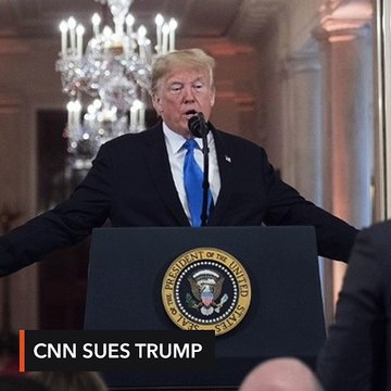 CNN sues White House over barring of reporter
