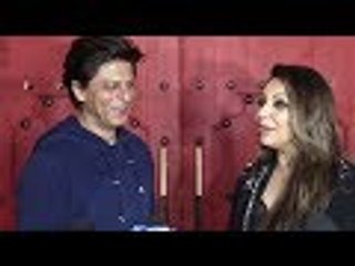Shah Rukh Khan Supports Gauri Khan At The Opening Of A Restaurant Designed By Her