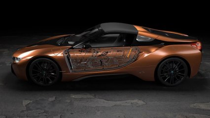 3D printed window guide rail BMW i8 Roadster