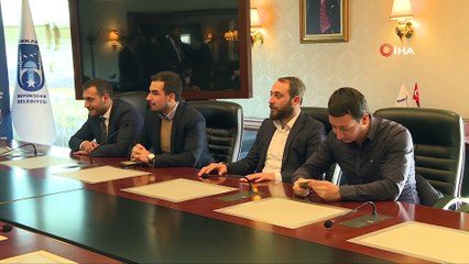 AK Partili gençlerden Başkan Tuna’ya ziyaret