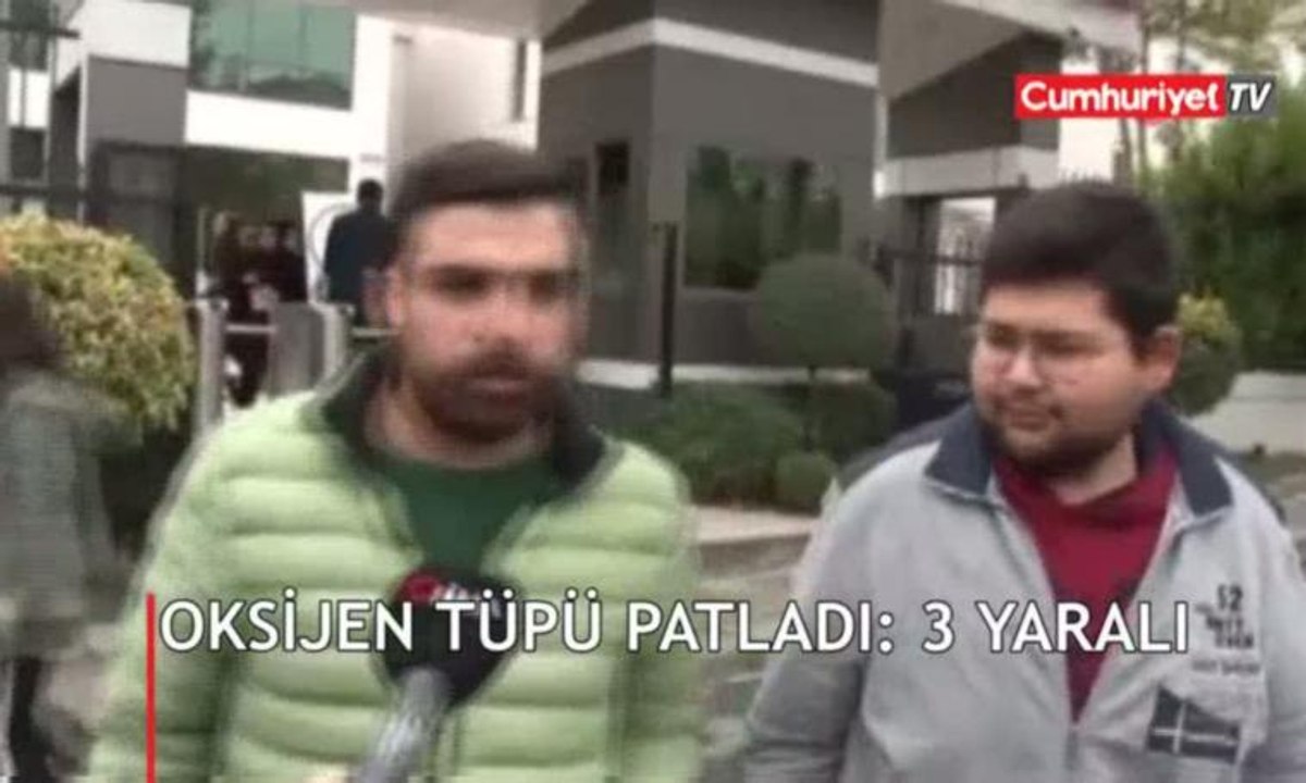 Üniversite laboratuvarında oksijen tüpü patladı: 3 yaralı