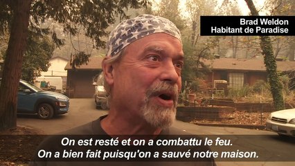 L'homme qui ne voulait pas laisser brûler son coin de Paradise