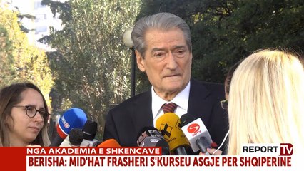 Report TV - Homazhet për Mid’hat Frashërin, Basha e Berisha: Burrë i rrallë, qeveria bëri detyrën