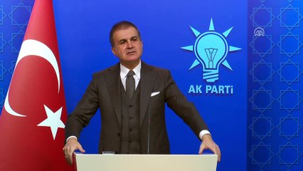 AK Parti Sözcüsü Çelik - TOBB Kanunu'nda değişiklik teklifi - ANKARA