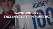 Wayne Rooney's record-breaking England career in numbers