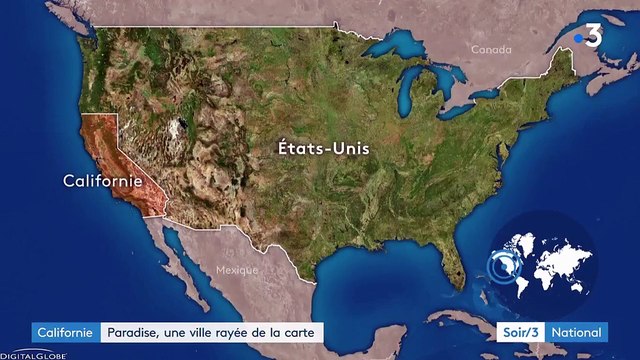 États-Unis : une ville de Californie complètement détruite par les incendies