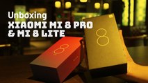Unboxing the new Xiaomi Mi 8 Pro and Mi 8 Lite