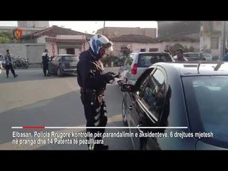Report TV - Policia Rrugore në Elbasan masa për parandalimin e shkeljeve