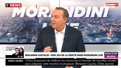 Morandini Live : pourquoi Benjamin Castaldi refuse de dire combien il gagne (vidéo)