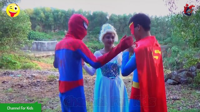 Siêu nhân người nhện đi học - Công chúa Elsa làm cô giáo - Giải cứu Siêu Nhân Người Nhện