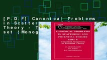 [P.D.F] Canonical Problems in Scattering and Potential Theory - Two volume set (Monographs and