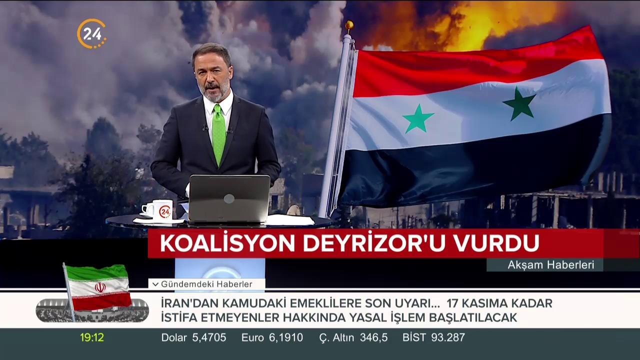 Koalisyon Deyrizor'u vurdu