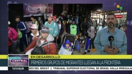 México: primera caravana migrante llega al norteño estado de Sinaloa