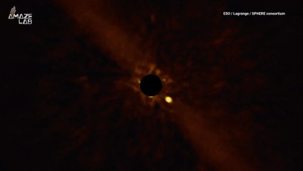 Incredible Video of a Planet Orbiting a Star 63 Light-Years Away