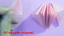 cách làm hoa giấy bằng origami flower 折り紙 Loi Nguyen Origami tập 39