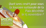 Microdrome : Quel sens revêt pour vous la Journée nationale de la Paix décrétée le 15 novembre ?