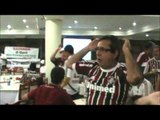Grêmio x Fluminense: Seu Élio, super figura, anima e arranca risos da galera