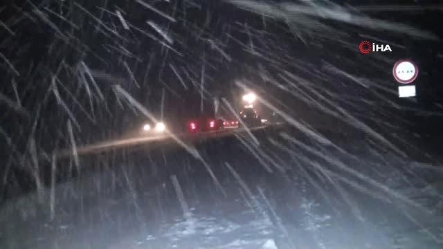 Antalya-Konya Karayolunda Ulaşım Güçlükle Sağlanıyor