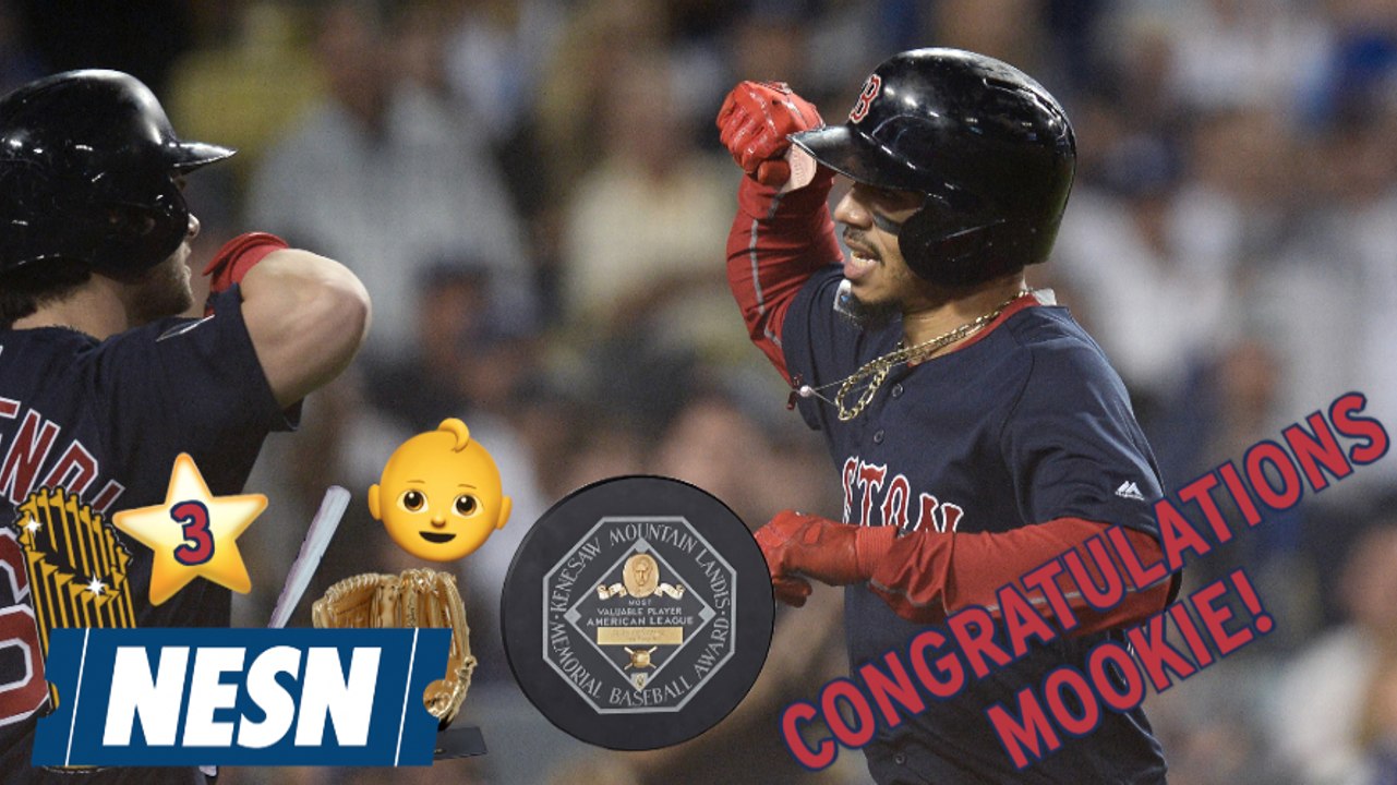 Mookie Betts Wins The 2018 AL MVP Award