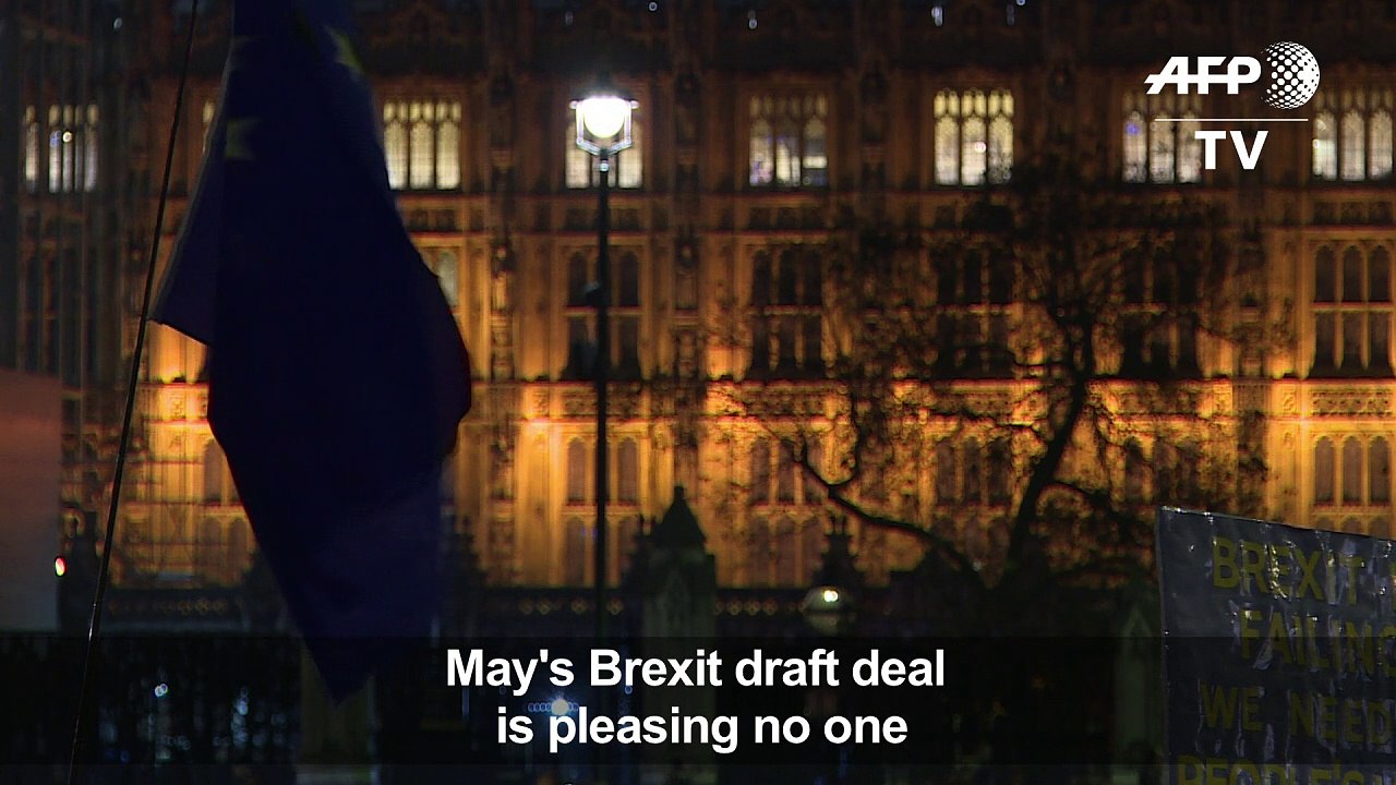 Liberal Democrats protest against Brexit on Parliament Square