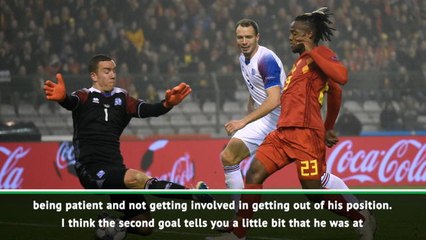 Batshuayi's patience paid off for Belgium - Martinez
