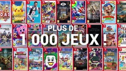 Plus de 1 000 jeux sur Nintendo Switch