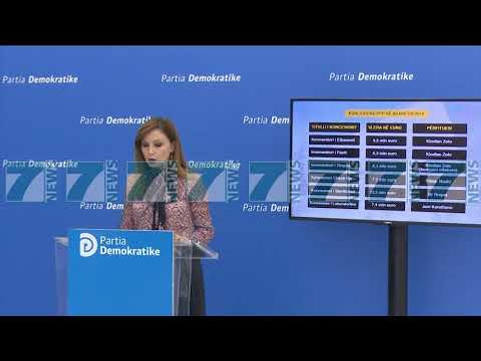 PD AKUZON QEVERINE PER KONTRATAT KONCESIONARE - News, Lajme - Kanali 7